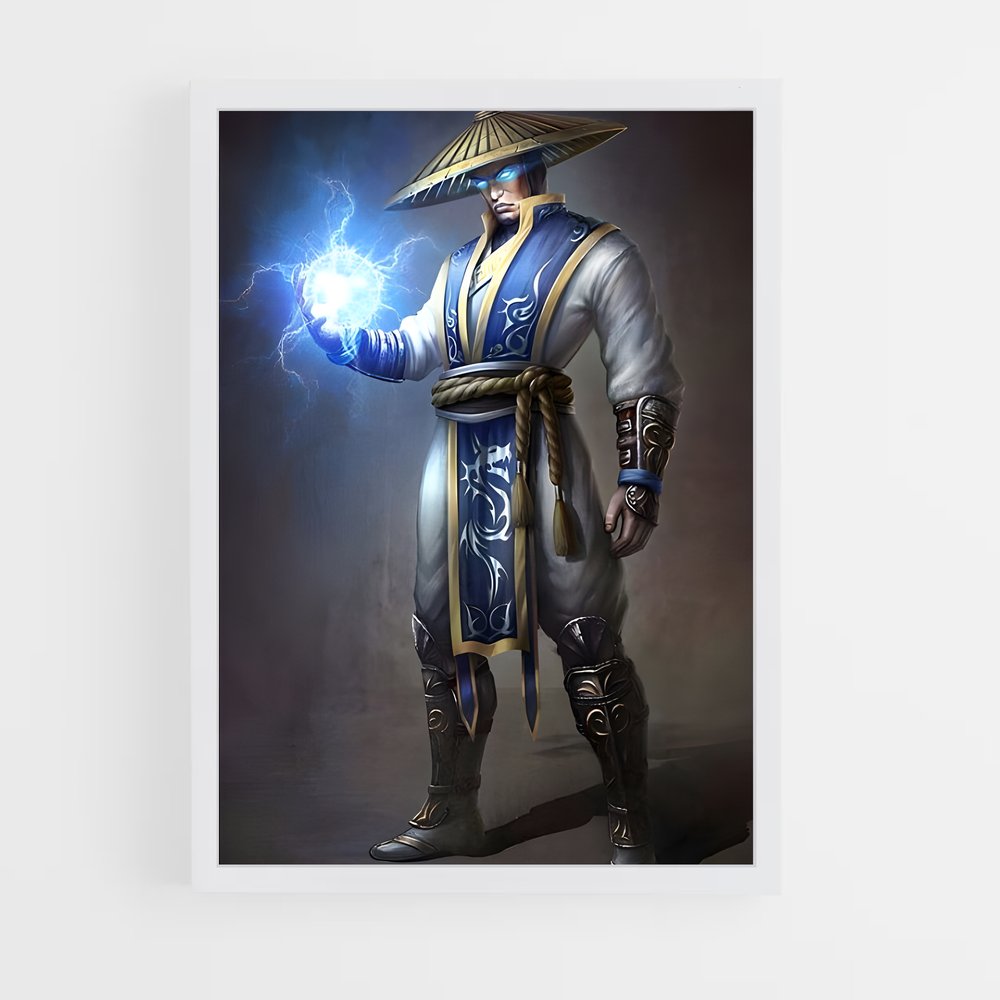 Poster Raiden : Foudre Éternelle – affiche Mortal kombat (vue 3)